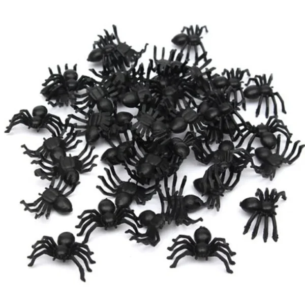 Lot de 50 petites araignées